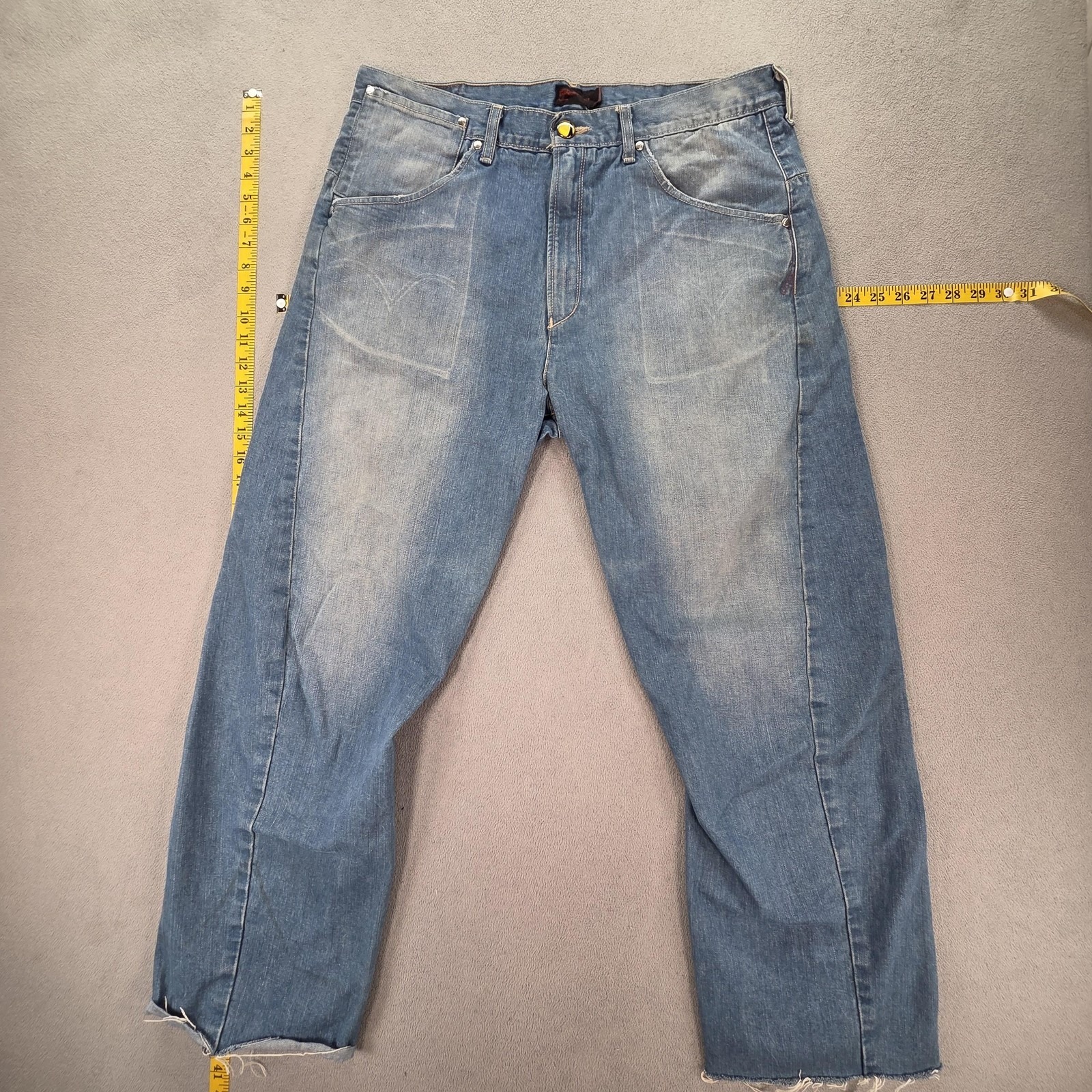 Levis Engineered Jeans Mens Blue Light Wash Relaxed Twisted Fits 34x29